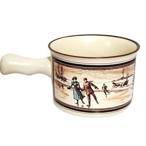 1986 Watkins Almanac January 1902 Soup Bowl Dish with Handle